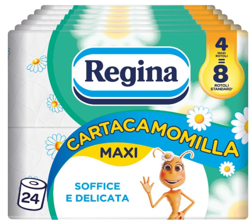 REGINA CARTA IGIENICA CAMOMILLA